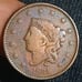 1834 Large Liberty Head Penny Beautiful tone Rare USA Genuine Copper 189 years