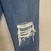 Levi’s Premium 501 Original High Rise Distressed Cropped jeans in bottom line‎