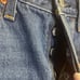 Levi’s Premium 501 Original High Rise Distressed Cropped jeans in bottom line‎
