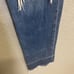 Levi’s Premium 501 Original High Rise Distressed Cropped jeans in bottom line‎