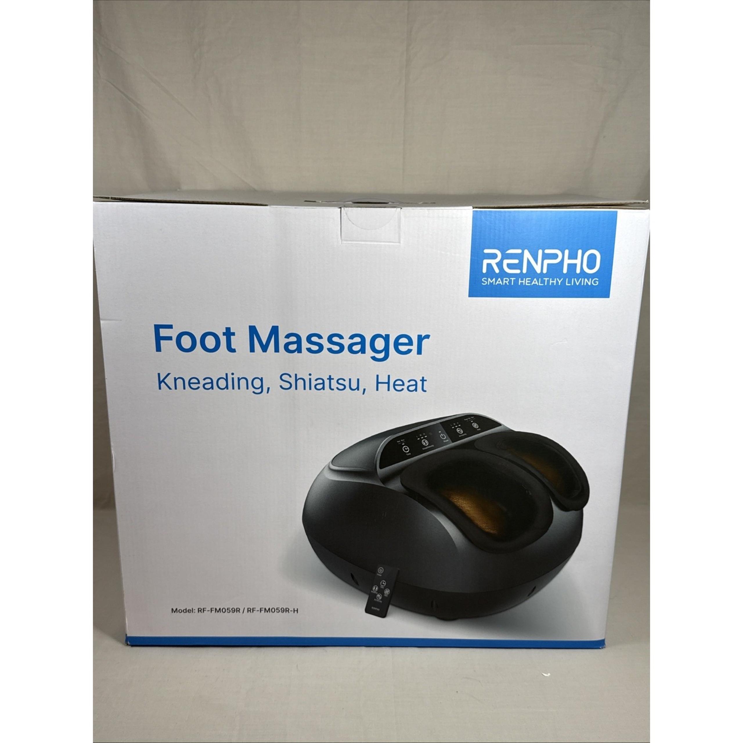 RENPHO Shiatsu Foot Massager With Remote Control & Heat Foot Massager Machine