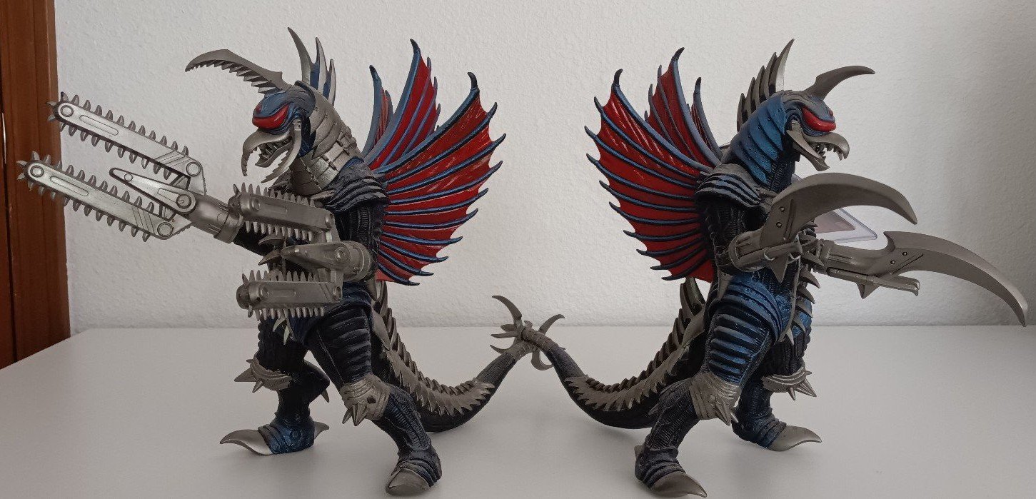 Bandai Japan - Movie Monster Series - Godzilla Final Wars - Gigan Bros! 2x lot