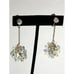 Vintage Aurora Borealis Crystal Chain Drop Earrings