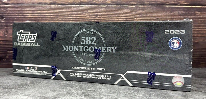 2023 Topps 582 Montgomery Baseball Complete Factory Sealed Set