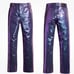 Levi’s shine ribcage straight ankle jeans candy coated purple NWT SZ 30!