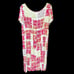 Vintage white tag Manuhealii babydoll long dress button front fits XL
