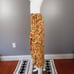 Max Studio Womens Faux Wrap Skirt Size Small Yellow Floral Print Side Tie Ruffle