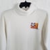 Vintage | Estes Park Embroidered Patch Textured Turtleneck Sweatshirt