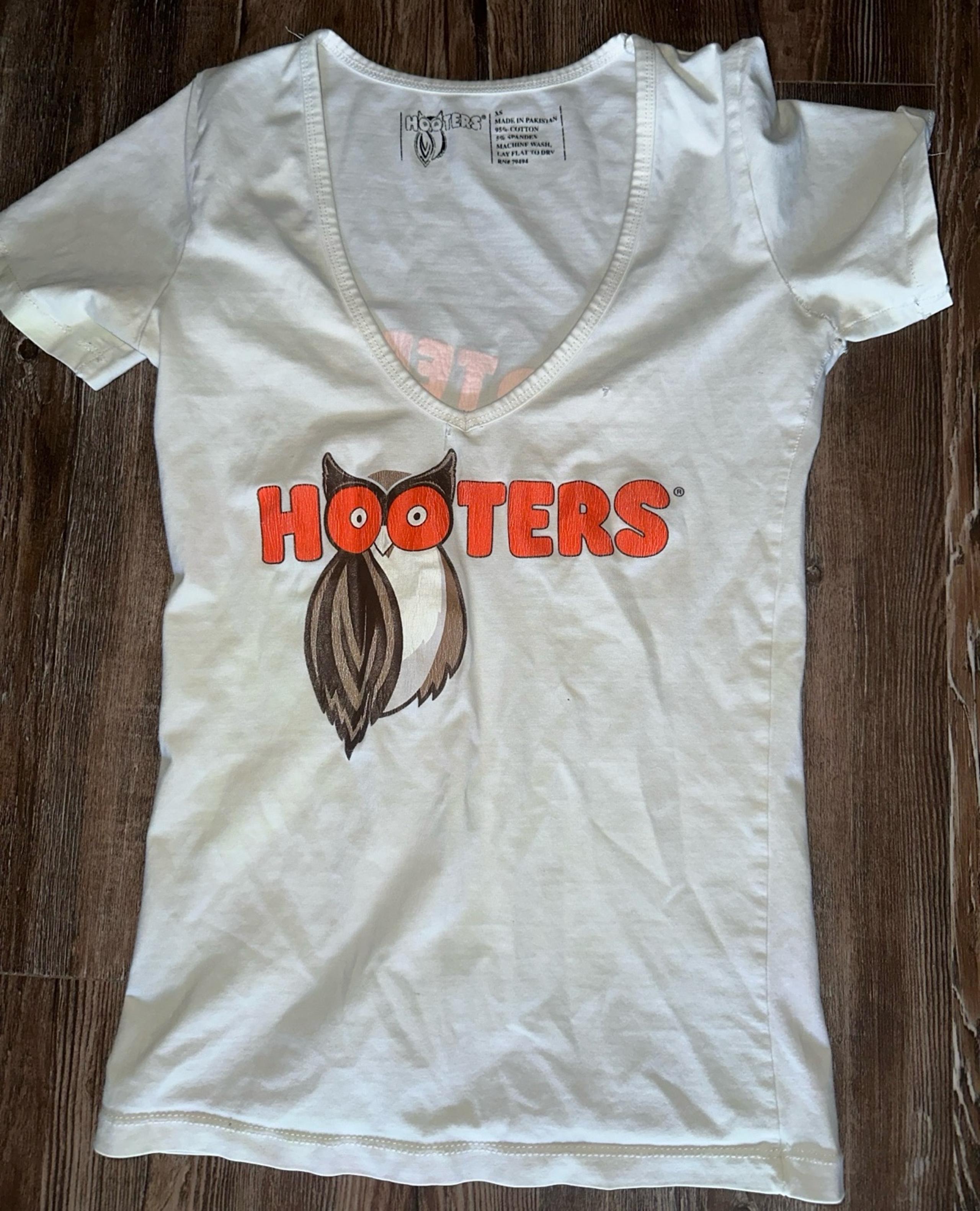 Hooters worn uniform