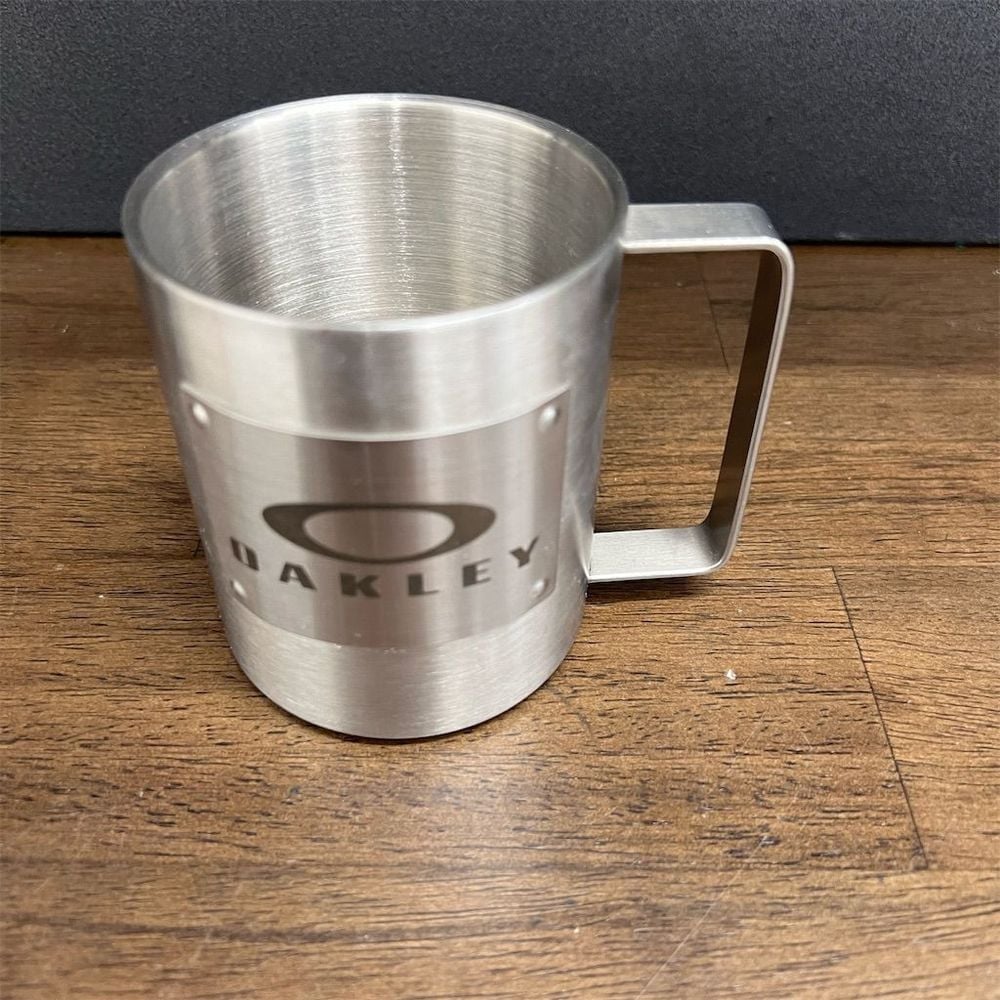 Oakley Limited Edition Stainless Steel Breweriana Collectible Mug Tin
