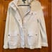 Rare Vintage Lauren Ralph Lauren Hooded Knitted Jacket White Size XL