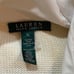 Rare Vintage Lauren Ralph Lauren Hooded Knitted Jacket White Size XL
