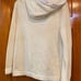 Rare Vintage Lauren Ralph Lauren Hooded Knitted Jacket White Size XL