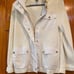 Rare Vintage Lauren Ralph Lauren Hooded Knitted Jacket White Size XL