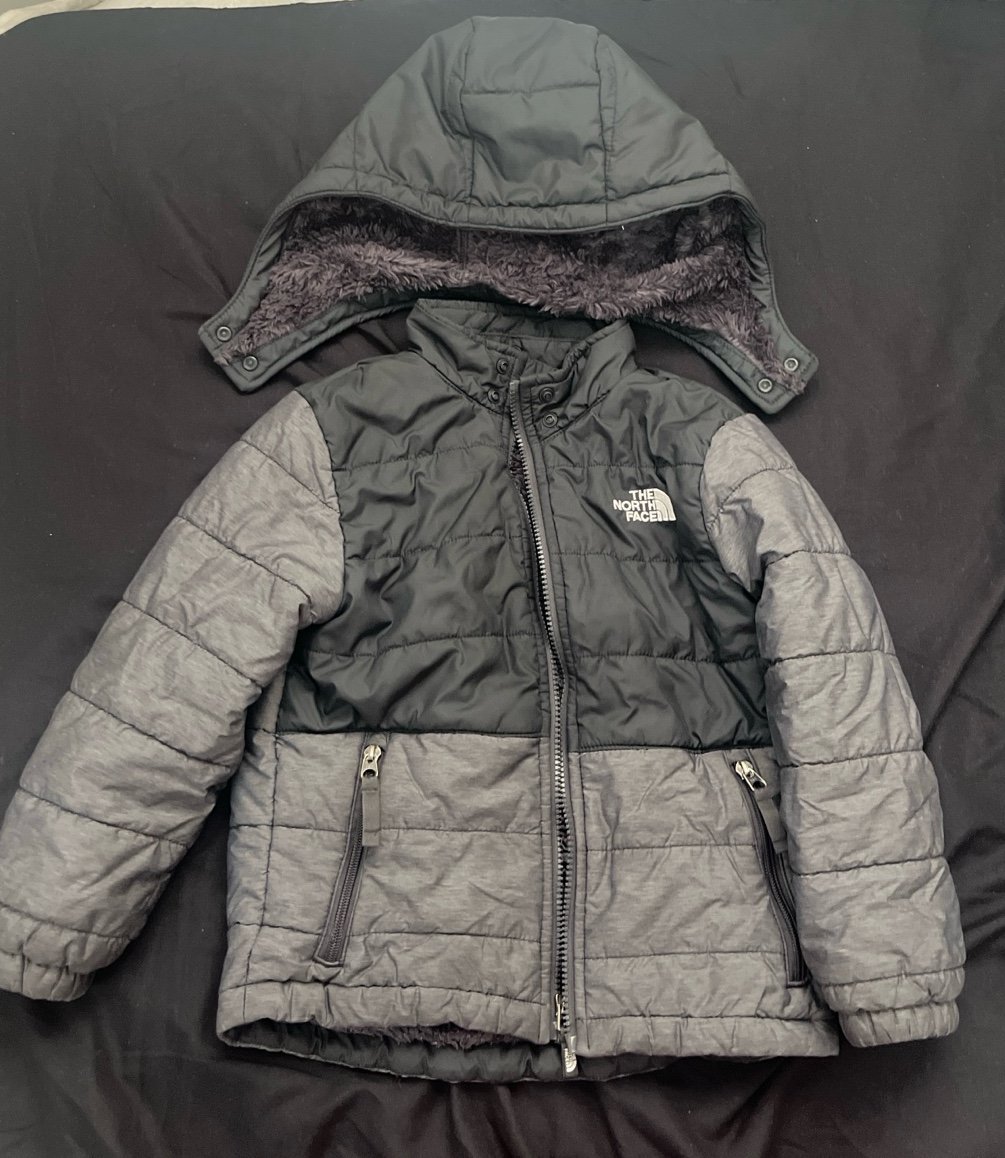 North Face little boys reversible coat