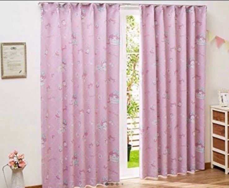 my melody curtains ♡