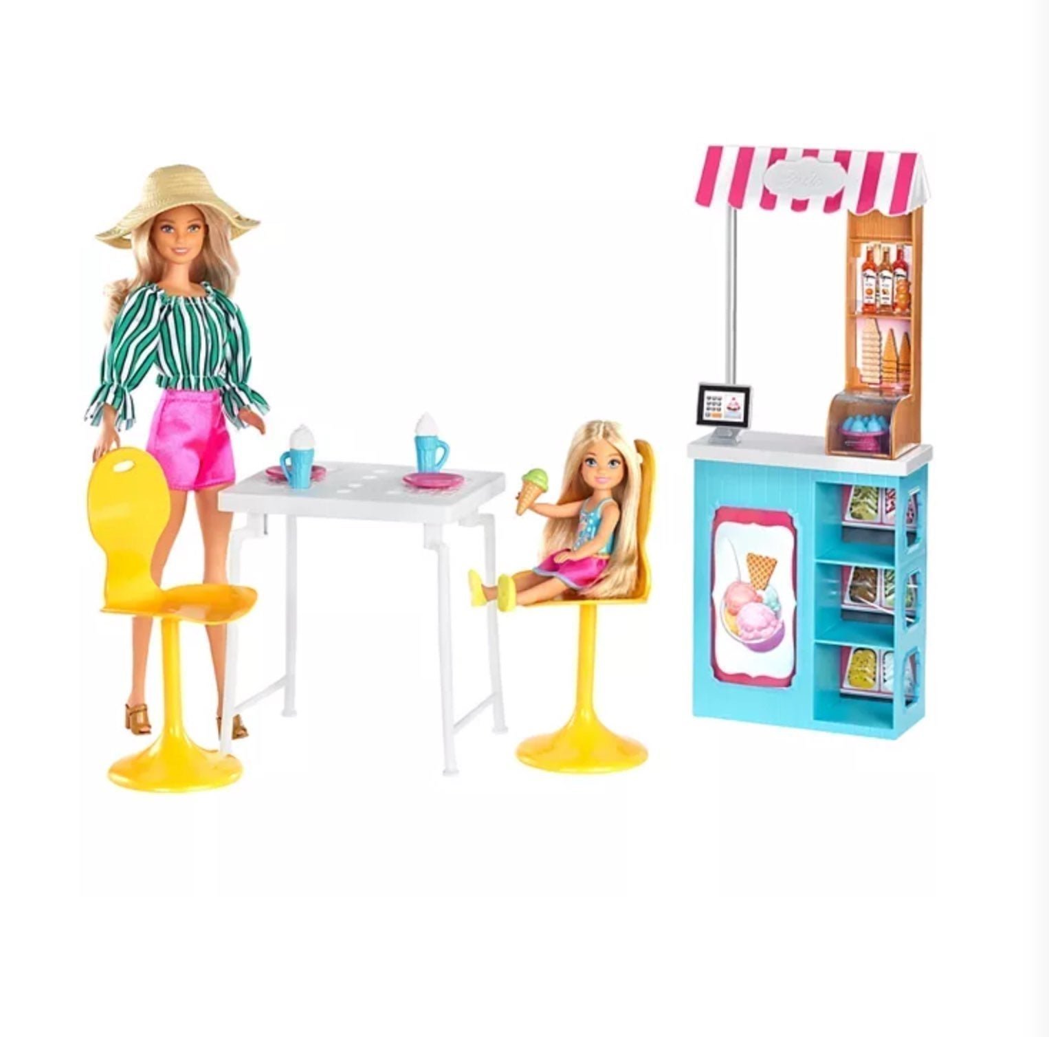 Barbie With Chelsea Gelato Ice Cream Shoppe