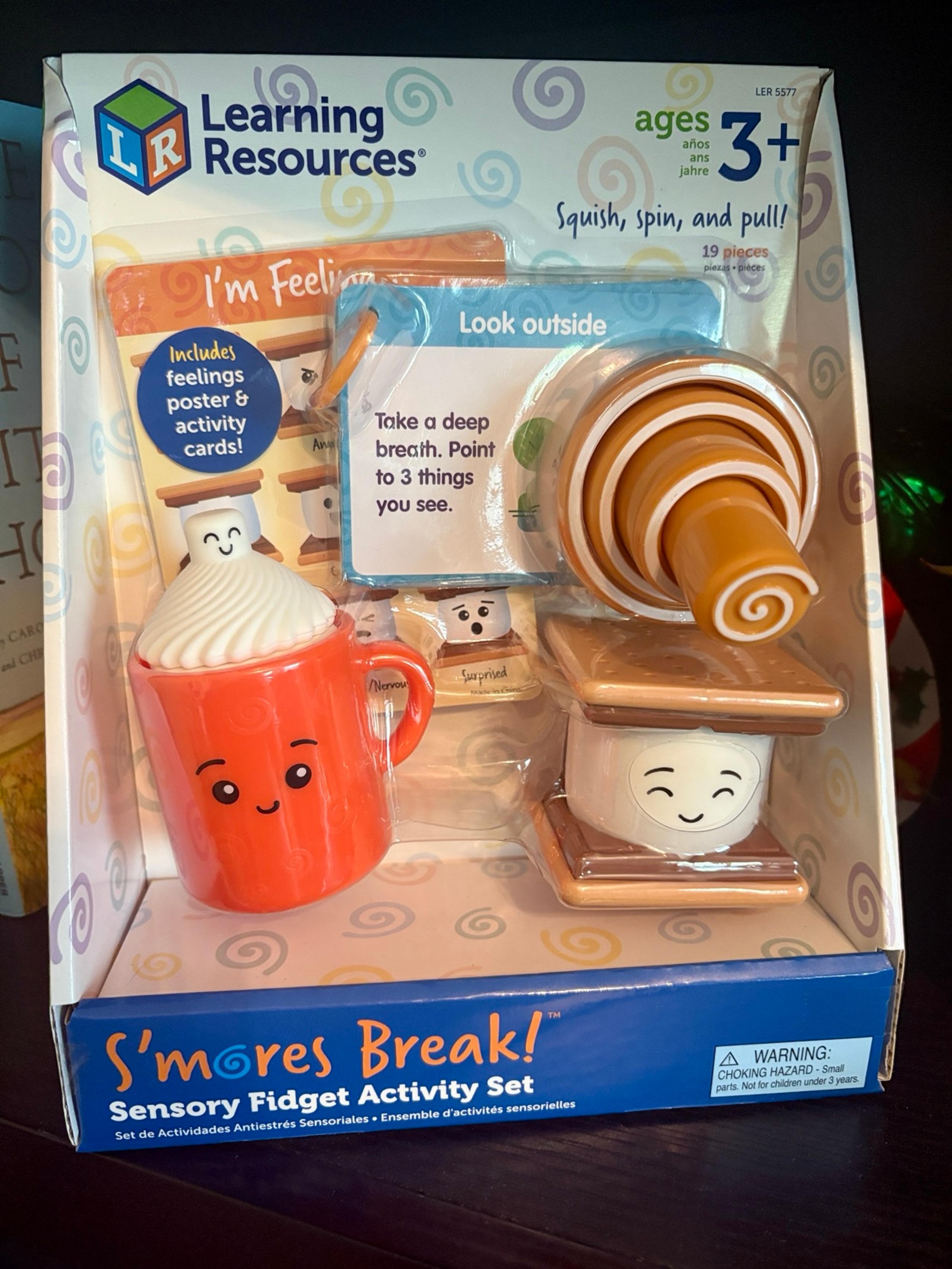 Learning Resources S’more’s Break Sensory Fidget Activity Set, Brand New