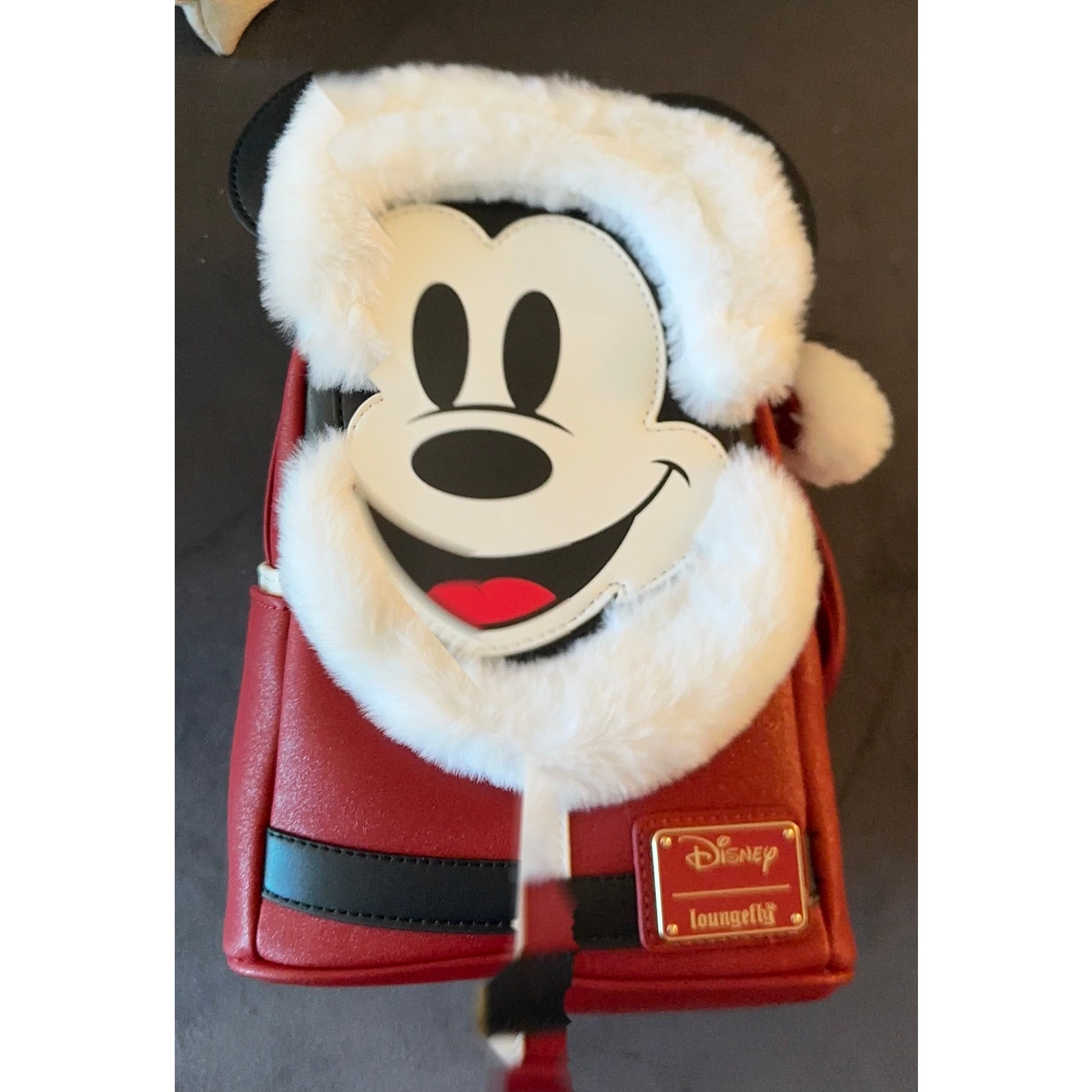 Disney's Mickey Mouse Santa Loungefly Backpack, BNWT