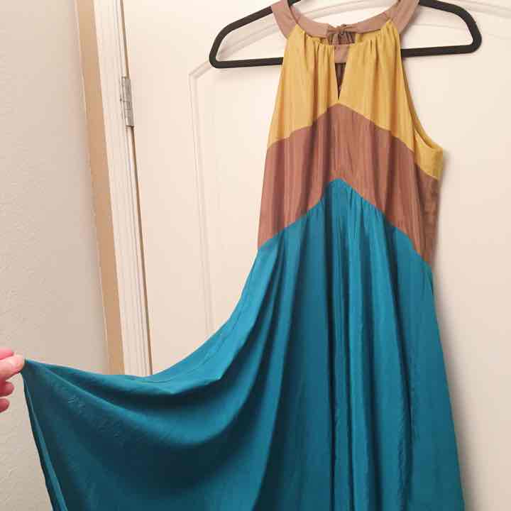 Vince Camuto color blocked dress