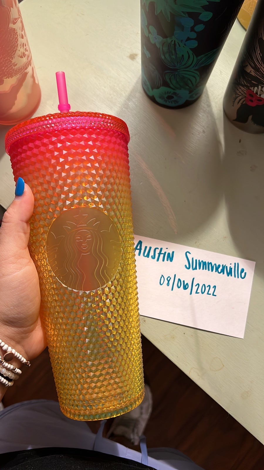 Starbuckss China Mango bling cup