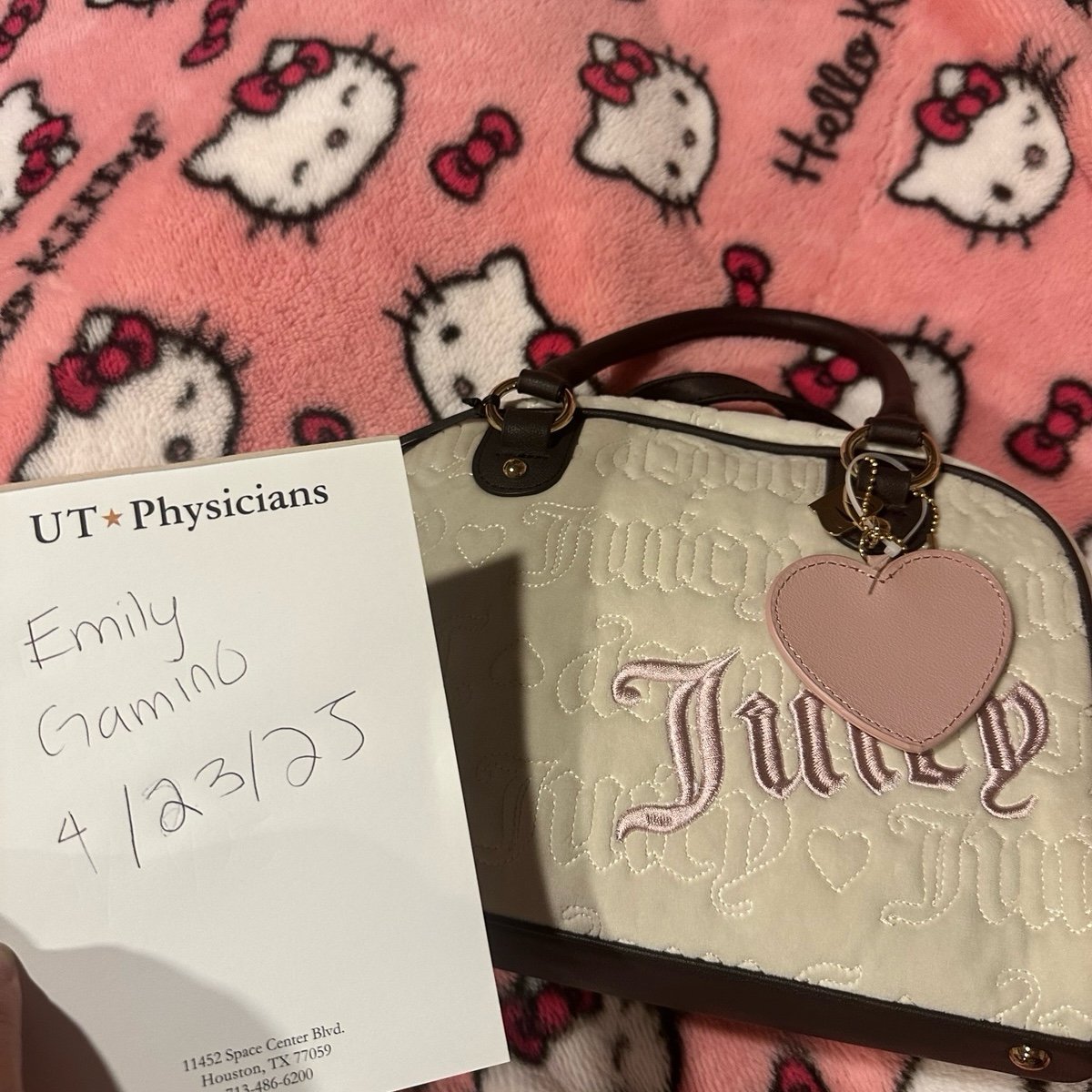 Juicy Couture bundle bowler and barrel bags
