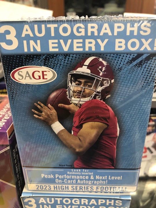 2023 SAGE NFL 3 Auto Sealed Blaster Box. New. See description !