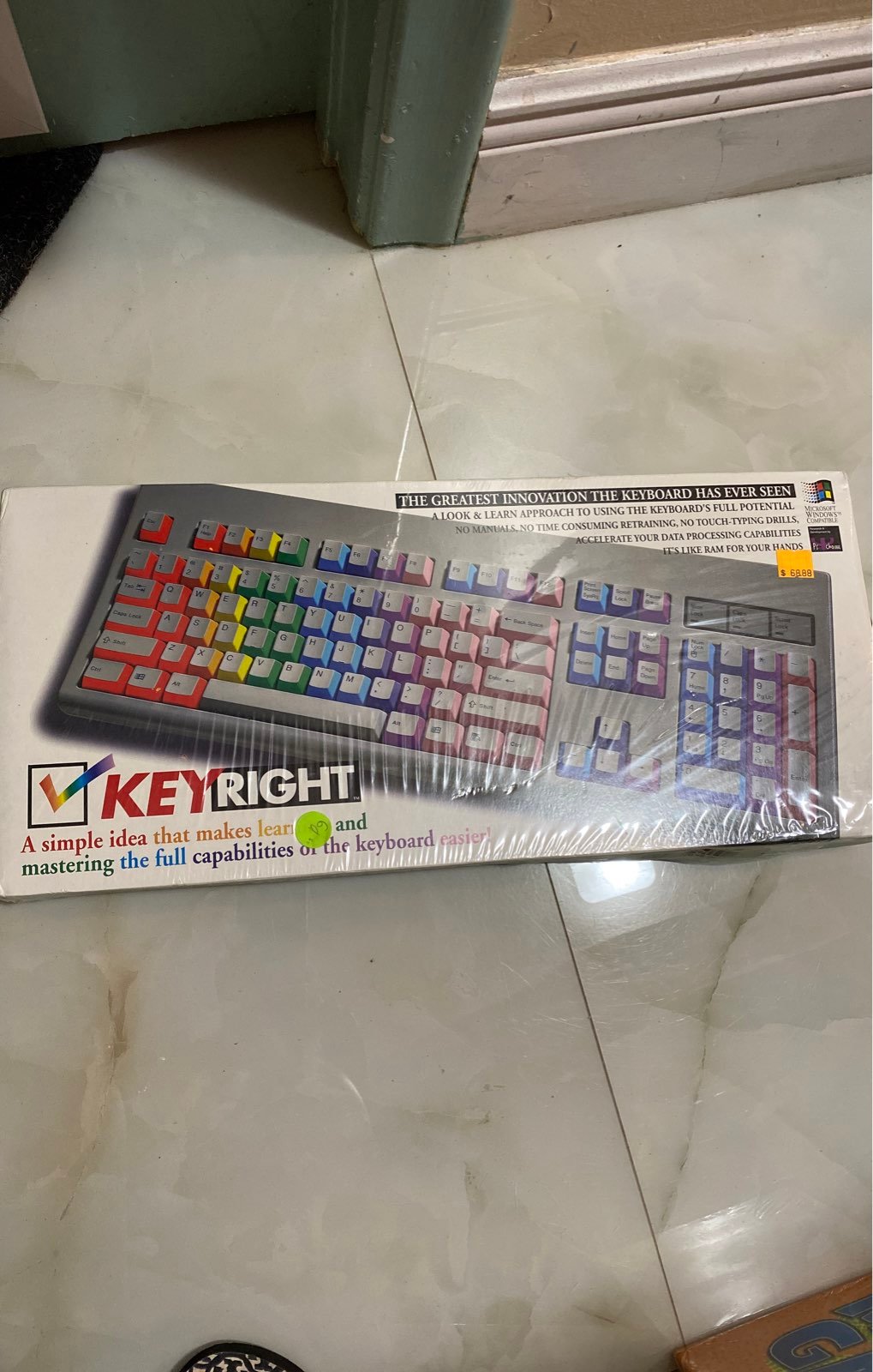Computer Keyboard Color coded