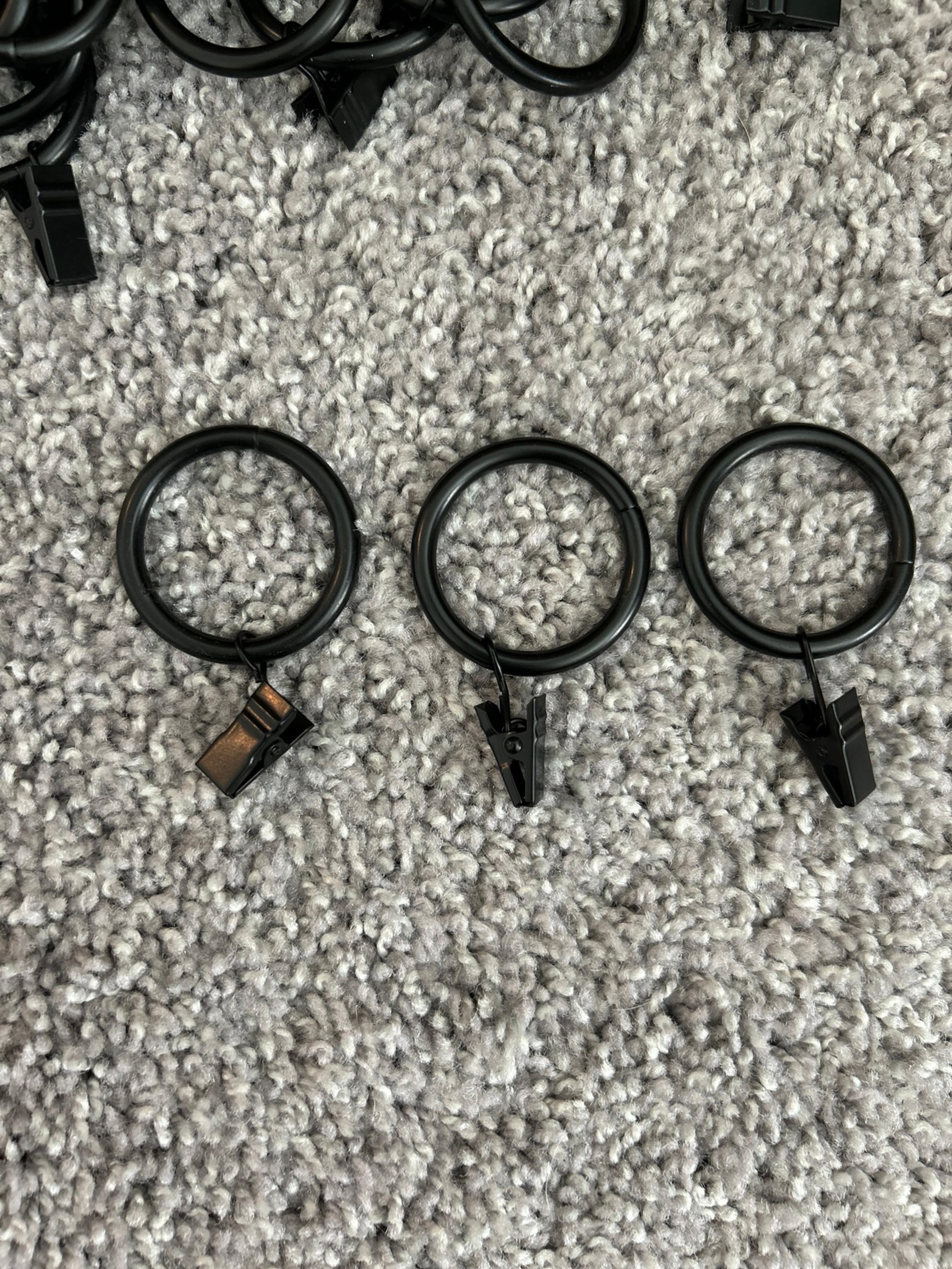 Curtain rings with clip (42 count)