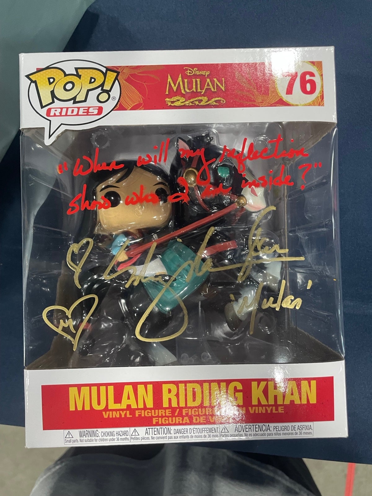 Mulan signed Funko Ming-Na Wen authenticated