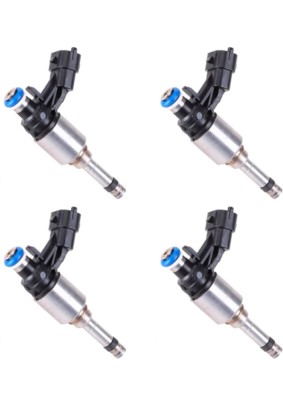 5310-2B130 4PCS Fuel Injectors Set Compatible for Hyundai Veloster Kia Rio Soul