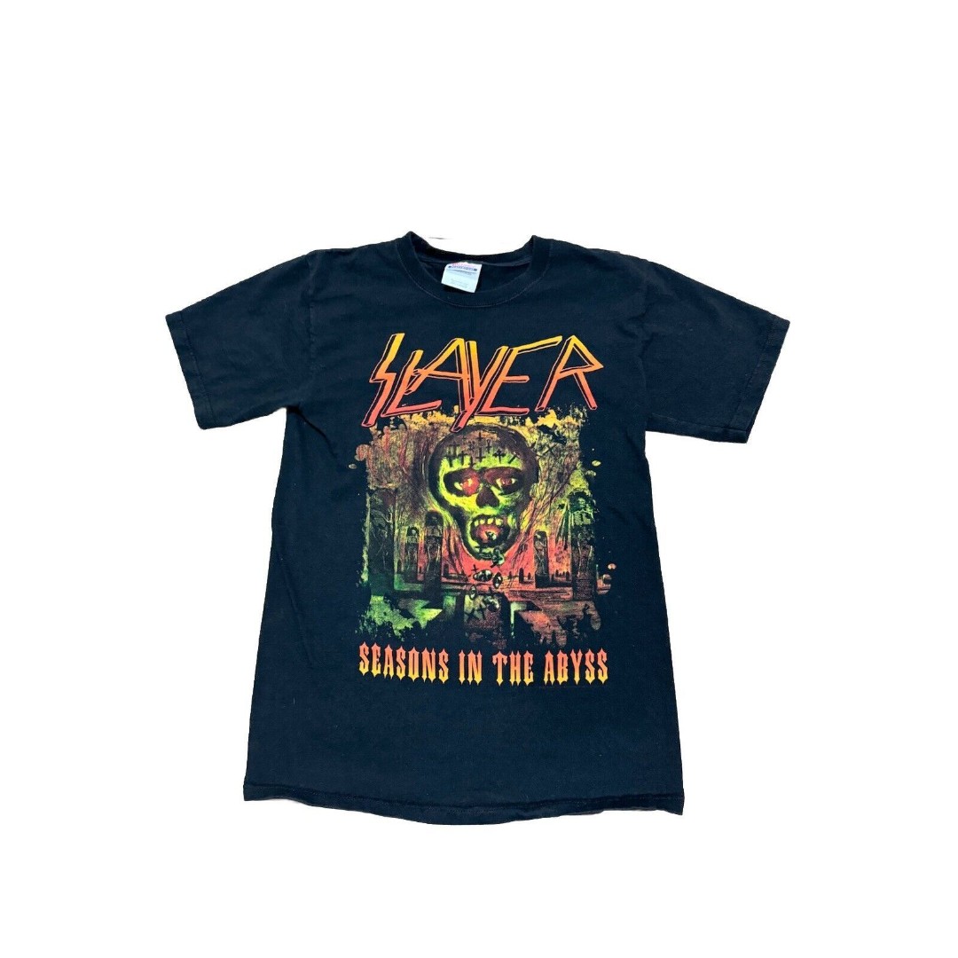 SLAYER 2002 SEASONS IN THE ABYSS HTF Hanes Heavyweight S EUC Thrash Metal Alt