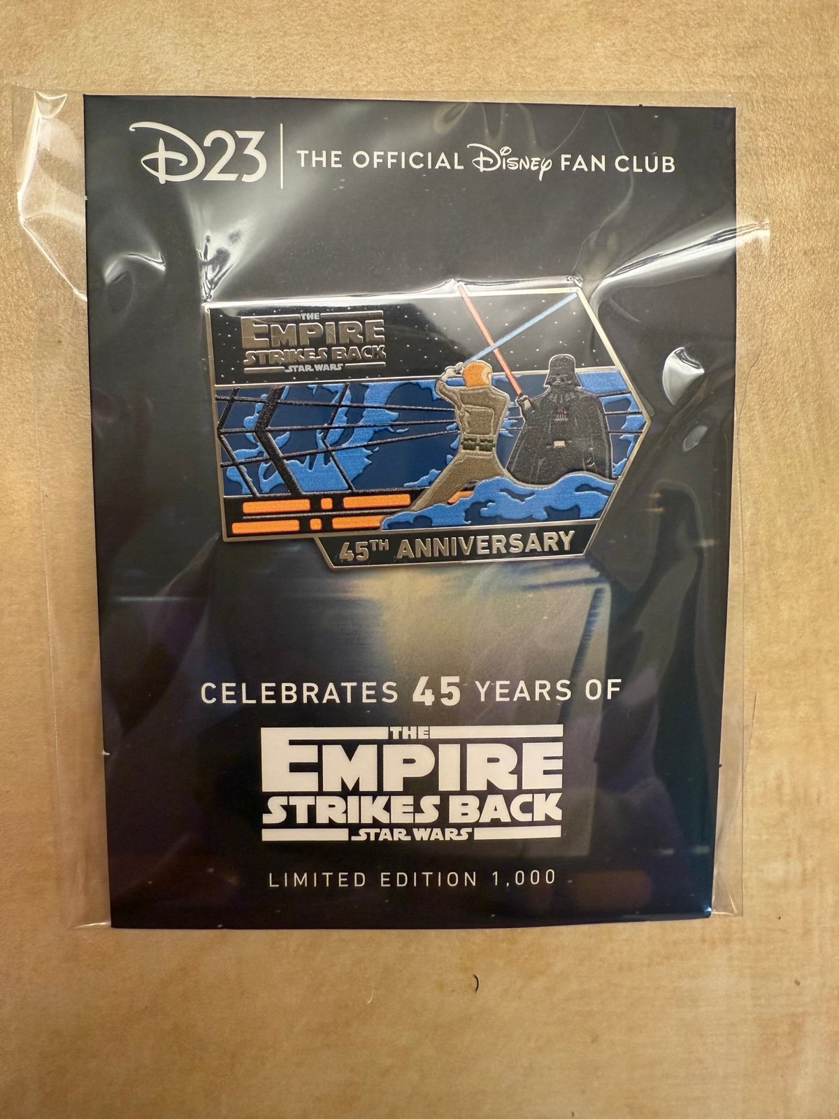 D23-Star Wars: The Empire Strikes Back 45th Anniversary Pin – Limited Edition