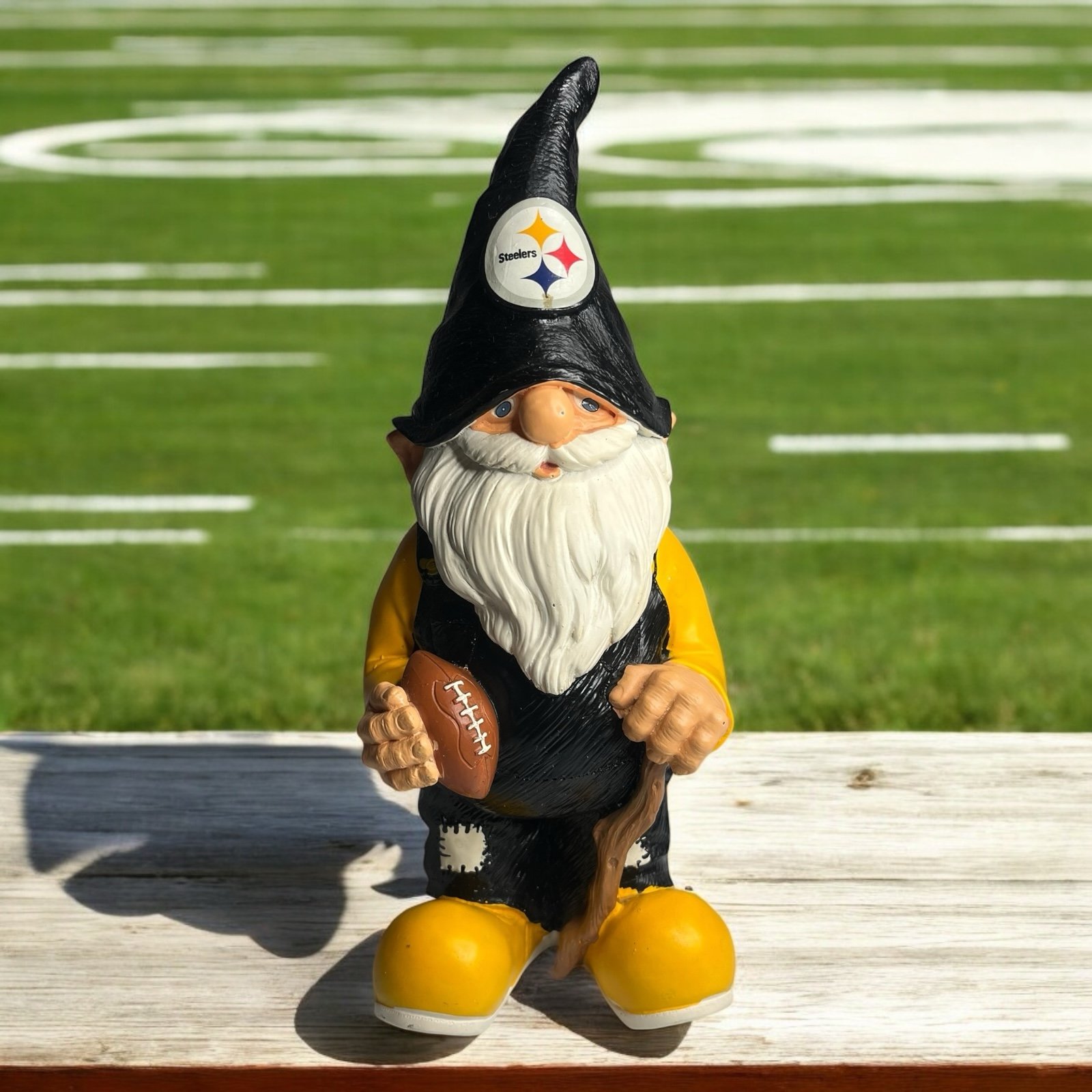 Gnome Pittsburgh Steelers 11” Forever Collectables NFL Team Football Figurine