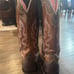 Ariat Crossfire Caliente Western Cowboy Boots Brown Square Toe sz 7.5