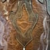 Ariat Crossfire Caliente Western Cowboy Boots Brown Square Toe sz 7.5
