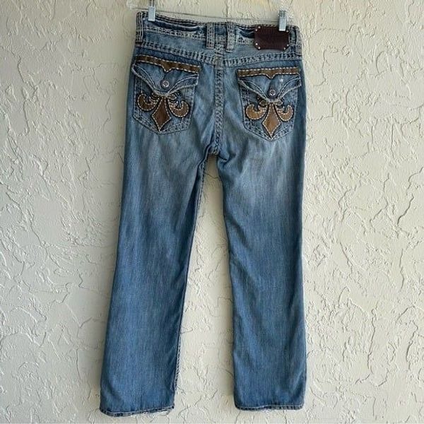 AFFLICTION Jeans Men 31X30 Cooper Relaxed Boot Thick Stitch
