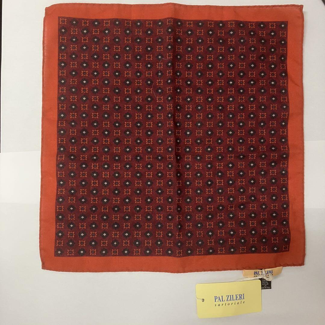 PAL ZILERI Pal Zileri Pocket Square Handkerchief Pal Zileri Red