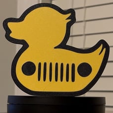 Jeep Duck Trailer Hitch Cover