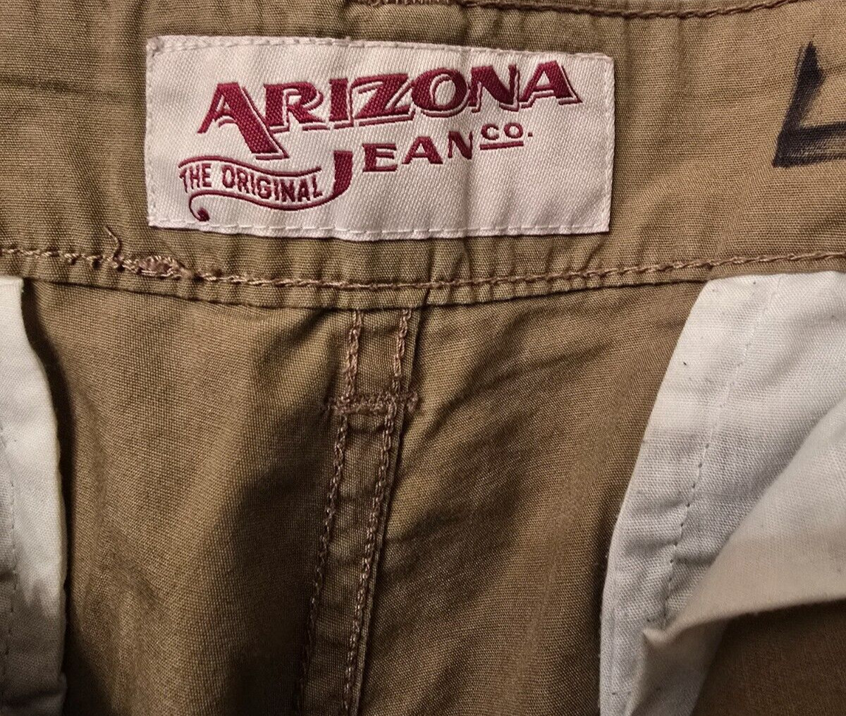 Arizona Shorts Cargo Size 32 Men's Brown