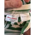 Hanna Andersson Adult Size XL Green White & Red Trim Striped Pajamas Long Johns