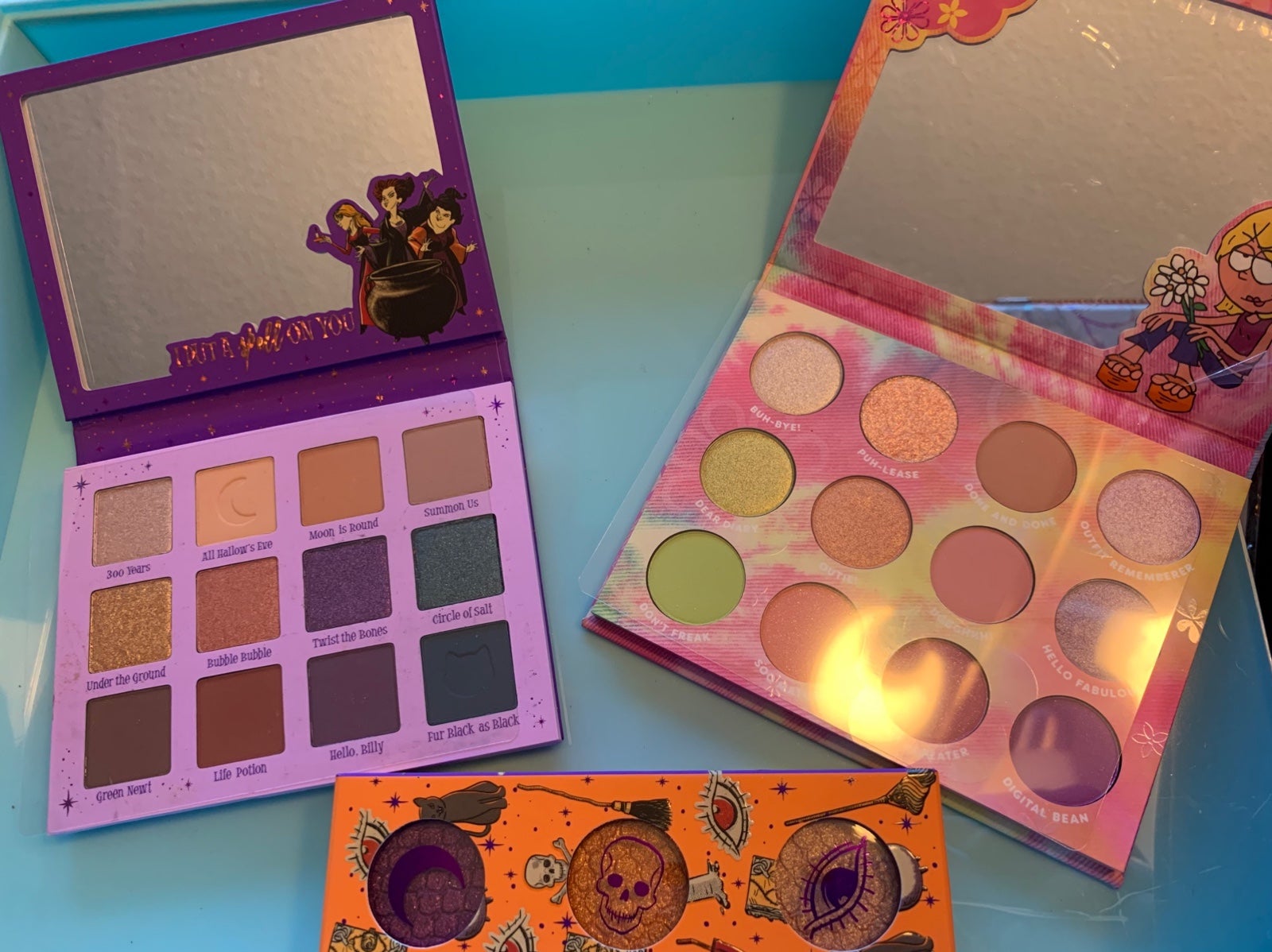 New! Hocus pocus and Lizzie color pop eyeshadow Palette