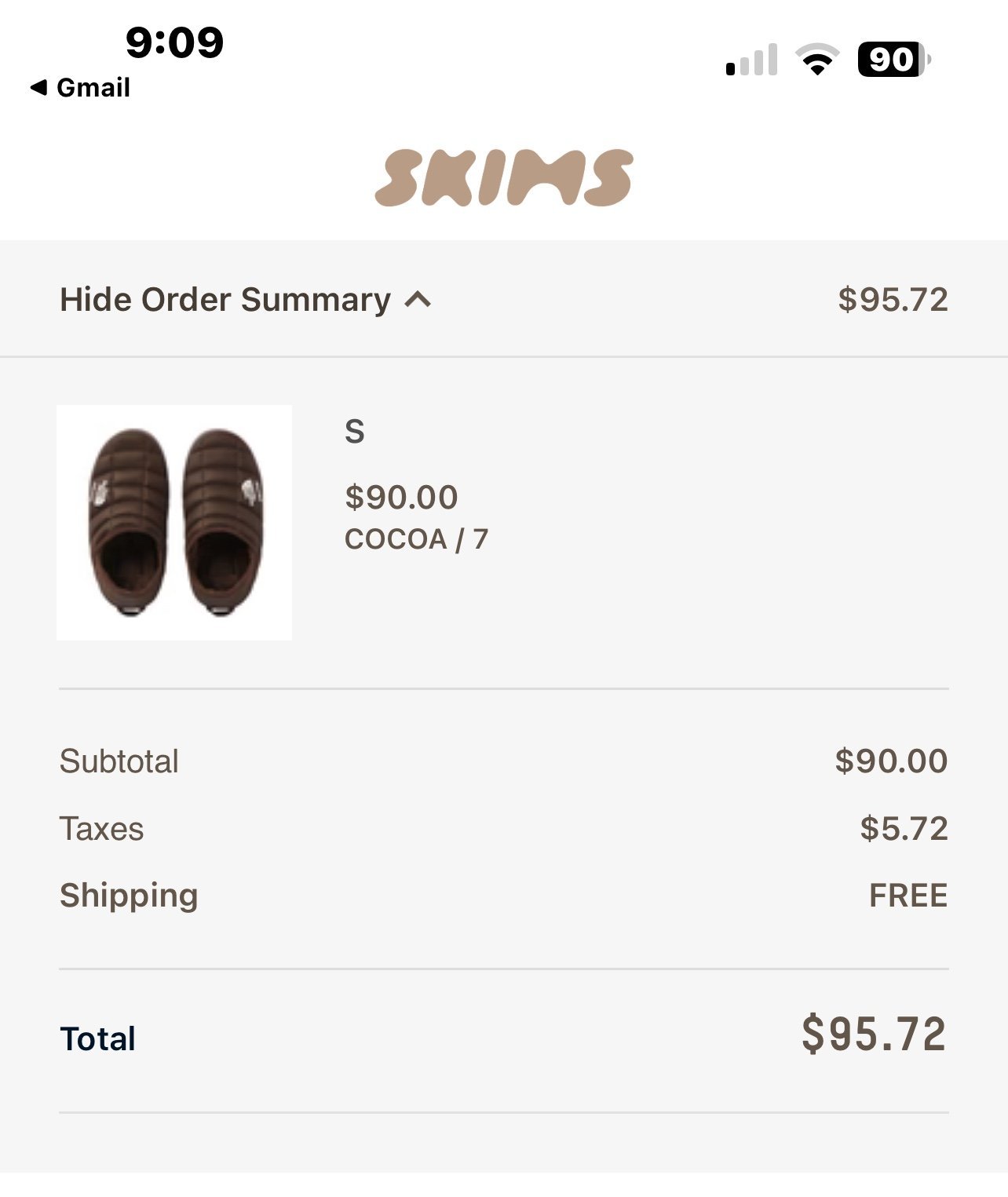 The North Face x Skims Thermoball Traction Mules V size 7