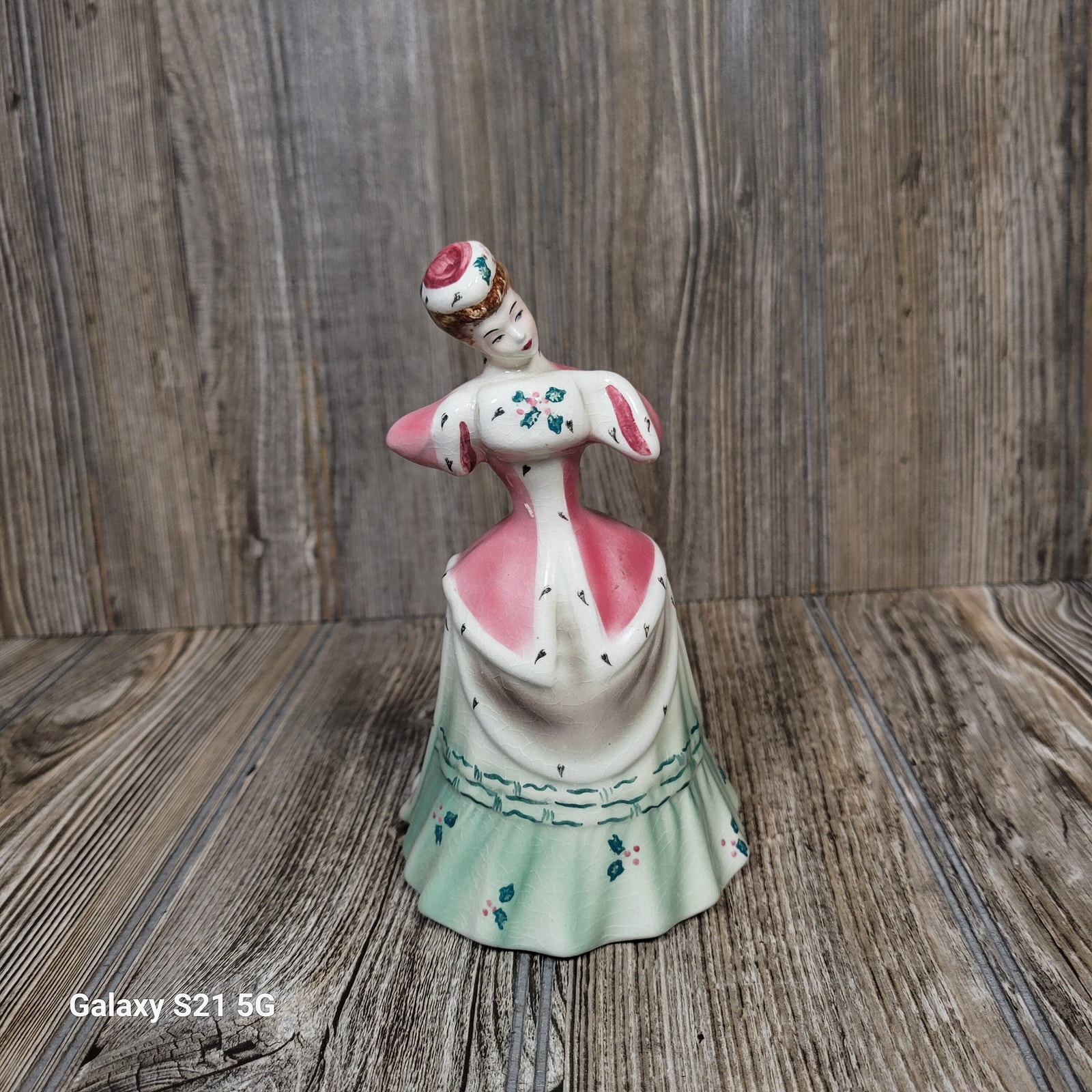 1950's Original Goldscheider White Christmas Figurine Peggy Porcher Fine China