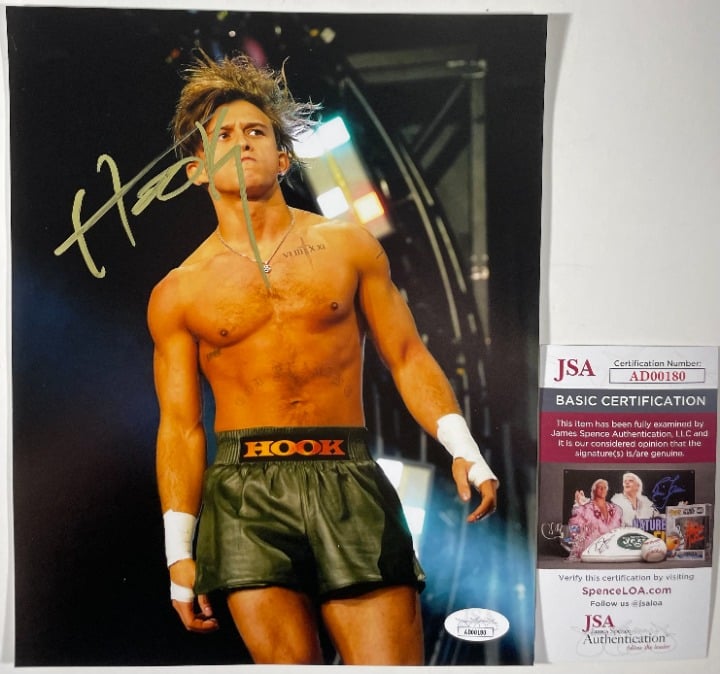 AEW All Elite Wrestling Hook Signed 8x10 Photo A Autograph Tazz JSA COA