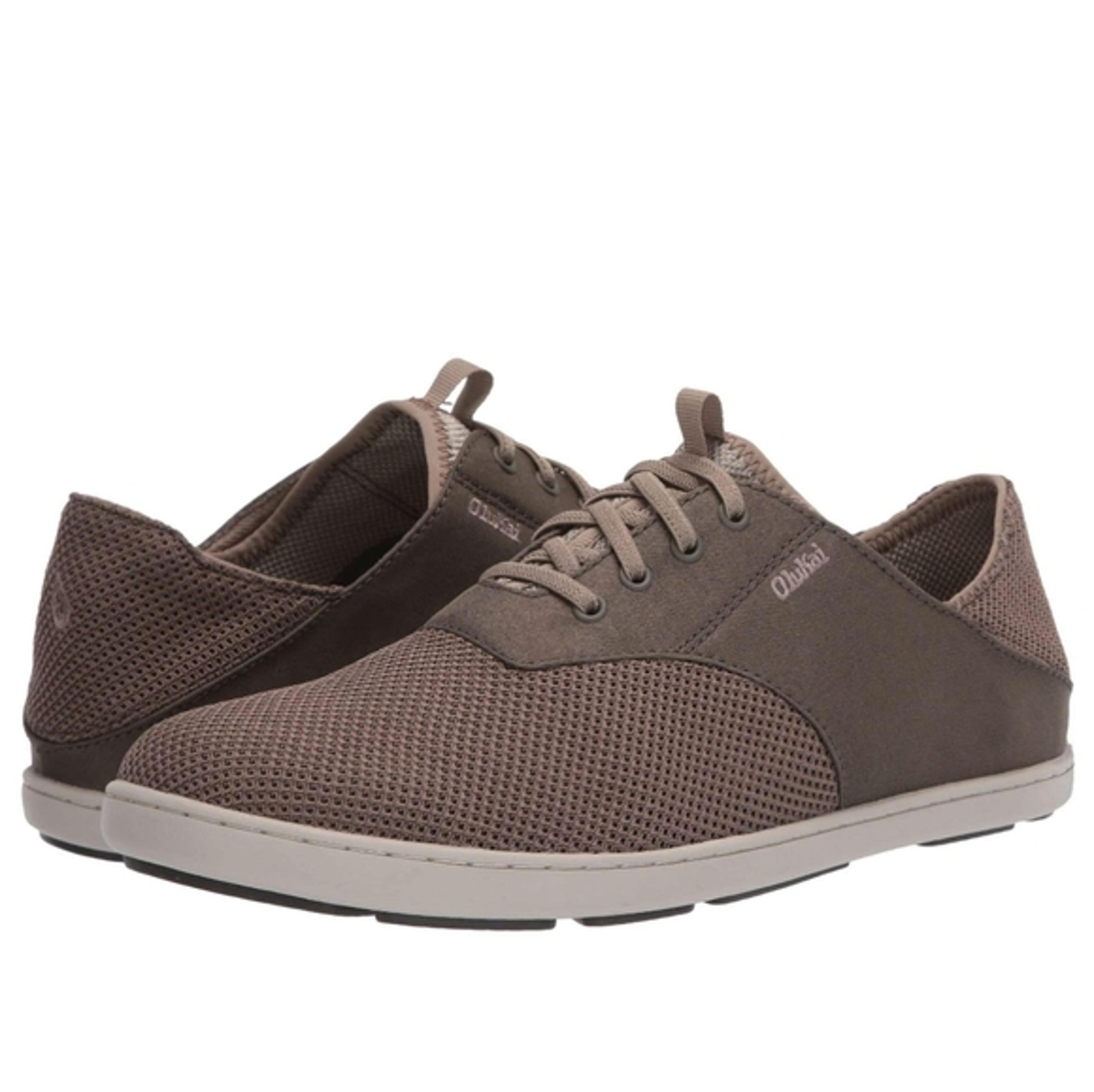 Olukai Men's Nohea Moku Mustang/Husk Mesh Slip-On Water Resistant All-Day Shoes