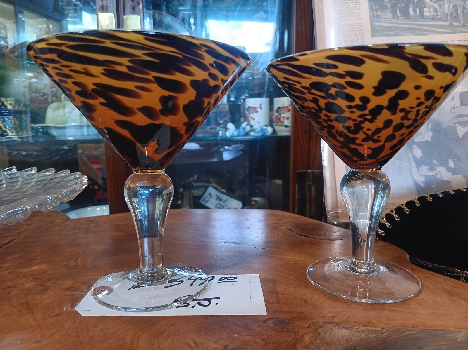 vintage martini glasses