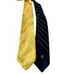 Lot Of 2 Givenchy Neckties Vintage Blue Striped with Logo Yellow Textured Tie