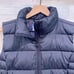 Lands End Down Puffer Vest Jacket Black Full Zip Winter Insulated Womens Medium