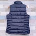 Lands End Down Puffer Vest Jacket Black Full Zip Winter Insulated Womens Medium